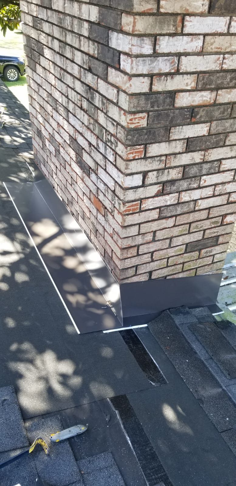 Completed roof repair by A&W Roofing