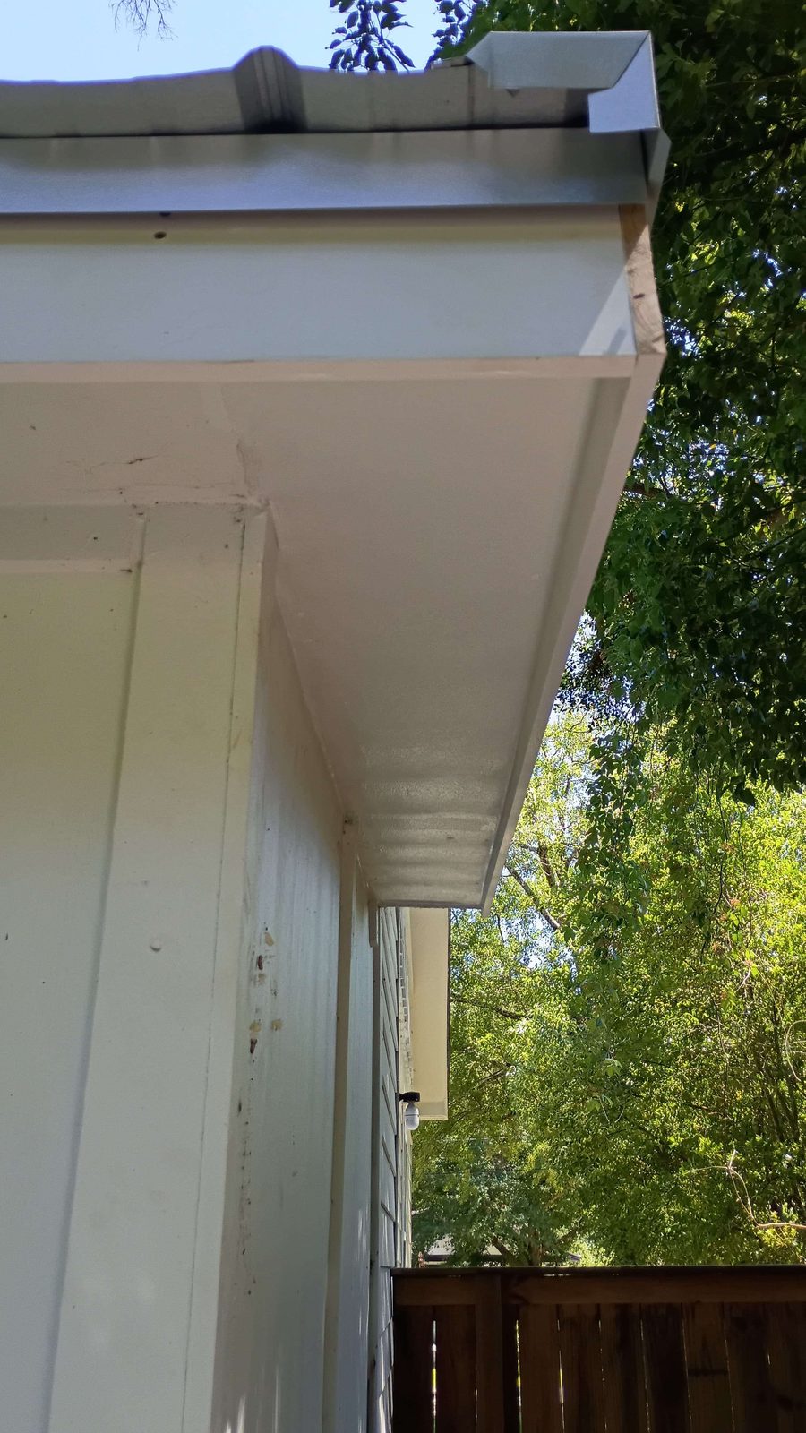 Roof repair work by A&W Roofing, June 2026